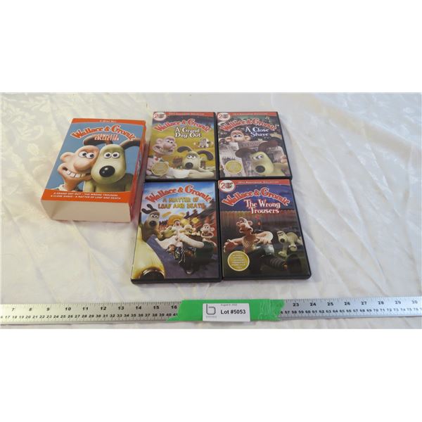 (4) Wallace and Gromit Set dvds