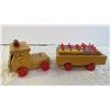 Image 2 : Wooden Car with block trailer