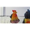 Image 2 : (4) Ceramic Rooster Figurines