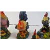 Image 3 : (4) Ceramic Rooster Figurines