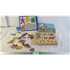 Image 1 : Assorted wooden learning puzzles