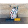 Image 1 : *(2) Snow Shovels + Snowman Decor