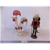 Image 1 : Fishing Nutcracker and Rooster Statue