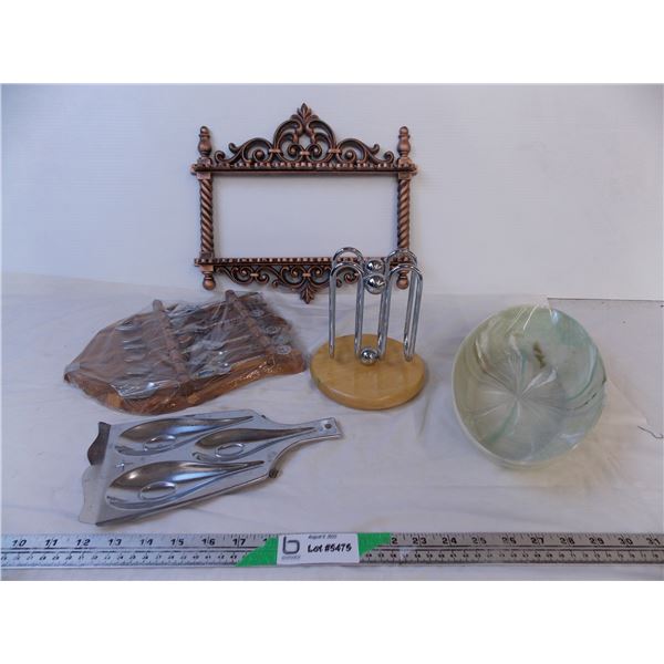 (2) Decorative Spoon Racks + Kitchen Decor