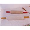 Image 5 : (3) Knives (2) Lefse Rolling pins +Misc
