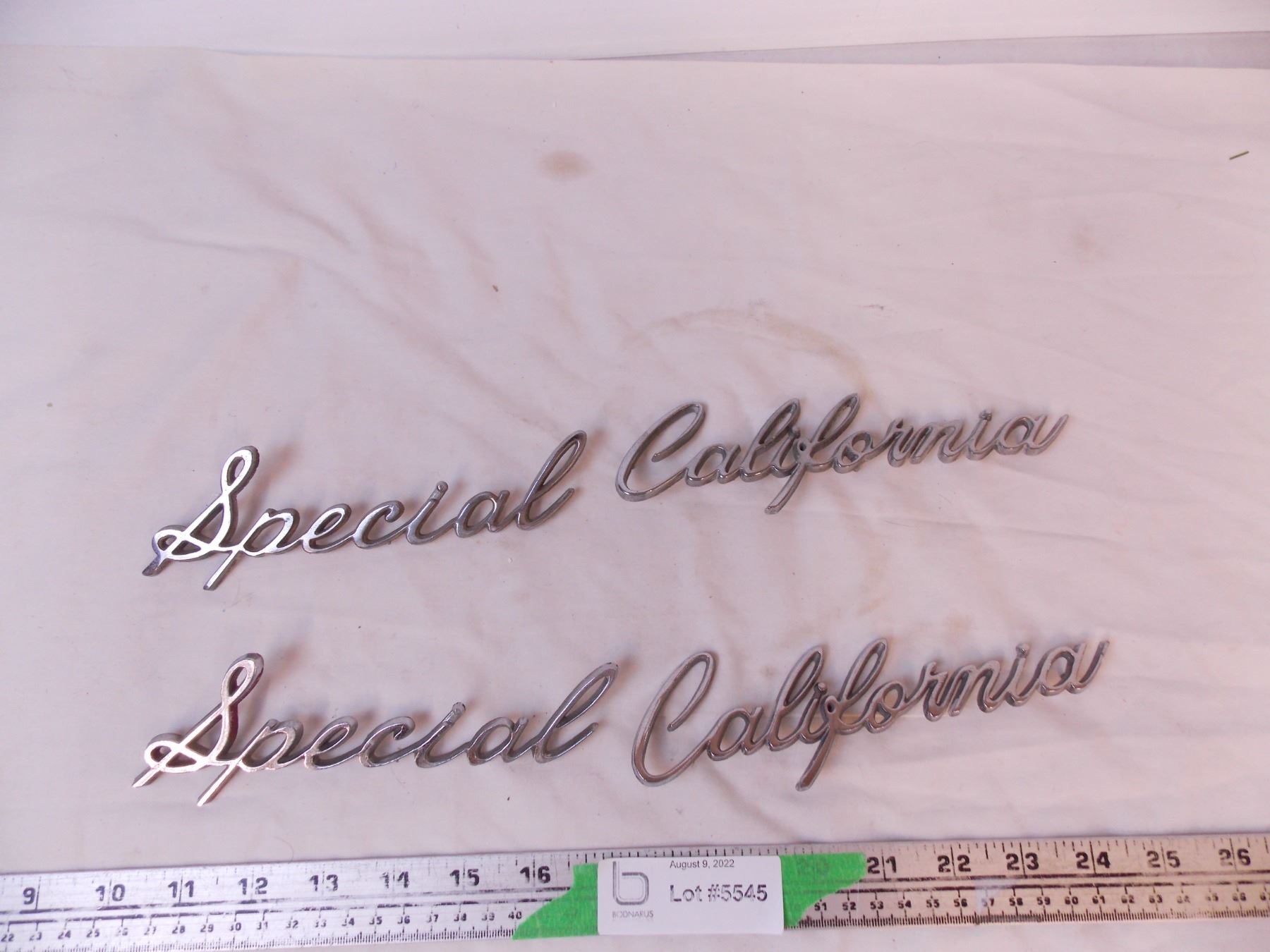 EMBLEM, QUARTER PANEL, CALIFORNIA SPECIAL EMBLEM, QUARTER PANEL, CALIFORNIA SPECIAL