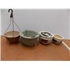 Image 1 : *(4) Flower Pots (2 ceramic 2 Plastic)