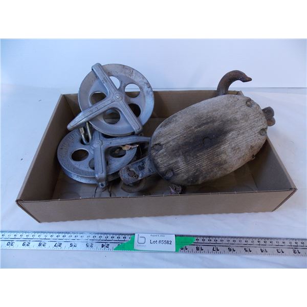 Antique Pulleys