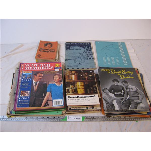 Assorted literature pieces, see pictures