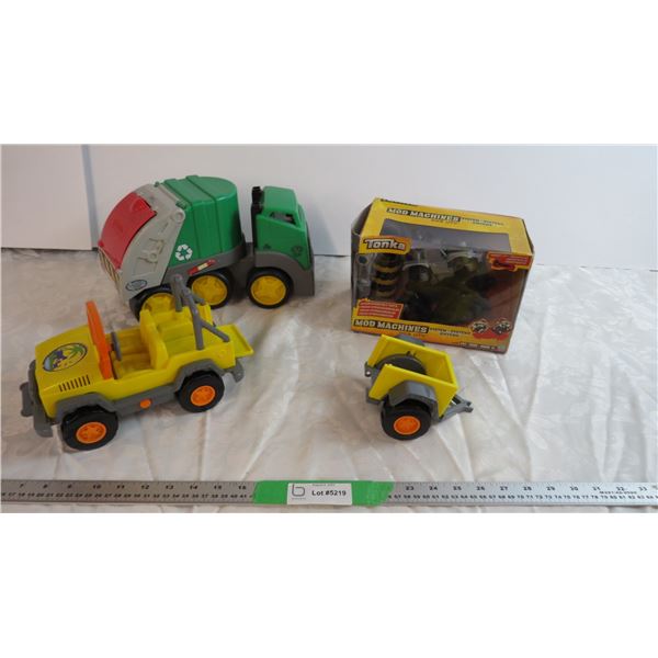 Tonka Mod Machines and other plastic trucks