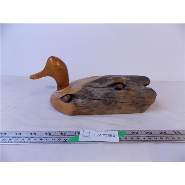 Artistic Duck Carving