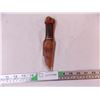 Image 1 : Solingen Ru-ko Knife in Leather Holder (Buffalo Brand-- Made in Germany)