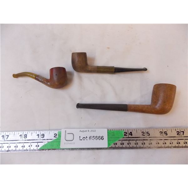 (3) Vintage Tobacco Pipes