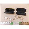 Image 1 : (2) Pairs of Antique Glasses w/ Cases