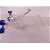 Image 4 : Glass Vanity Items and (4) Perfume Bottles