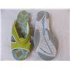 Image 4 : (5) Pairs of Women’s Size 9 Sandals
