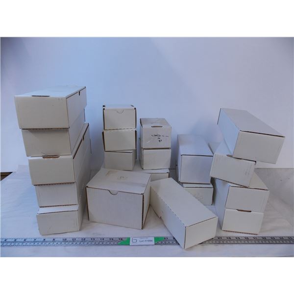 *(19) Sports Card Boxes in Various Sizes