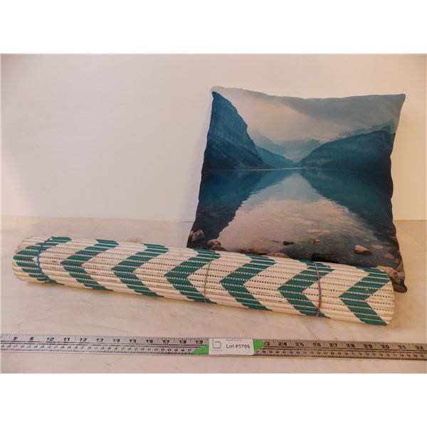 Pillow and Beach Mat