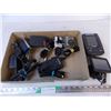 Image 1 : Box of Assorted Electronics and Cords