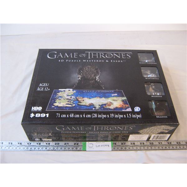 Game of Thrones 4D Puzzle New,Sealed