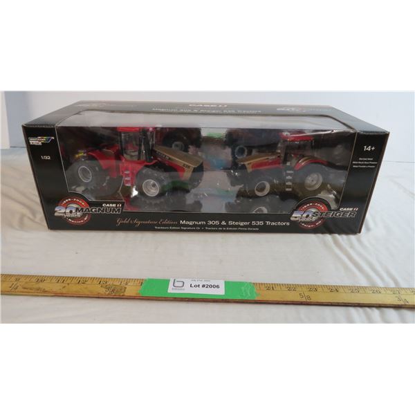 Case IH Magnum 305 & Steiger 535 Gold Signature Edition Tractor 1:32