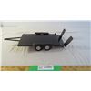 Image 1 : Custom black flat deck trailer