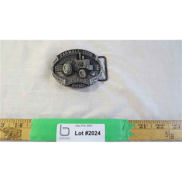 Farmall 1206 Turbo Diesel Belt Buckle