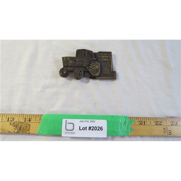 International tractor belt buckle
