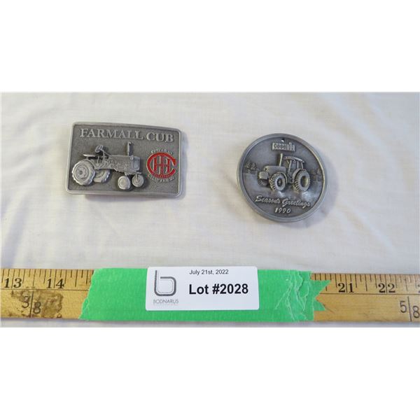 (2) Case IH Tractor Belt buckles