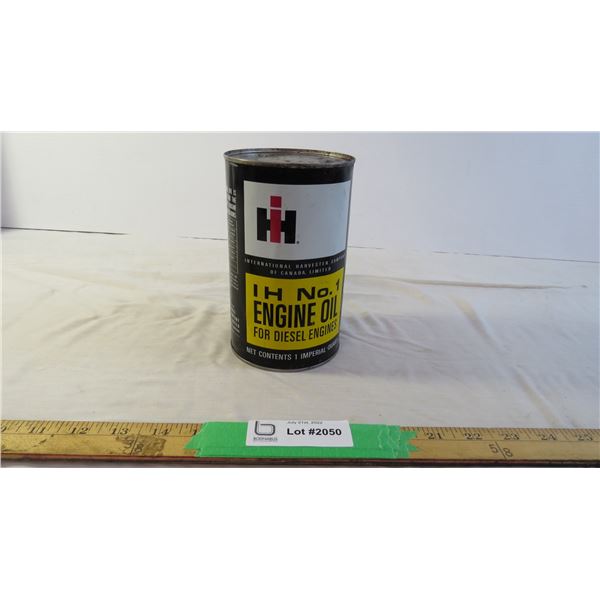 Case IH Engine oil tin - empty