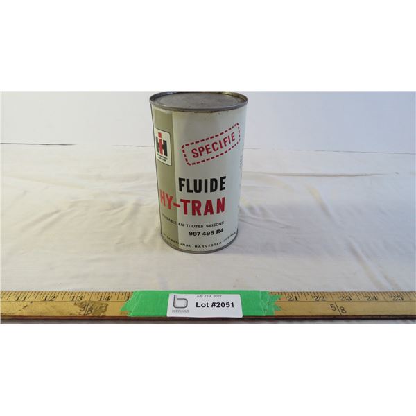 Case IH Engine oil tin - full