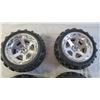 Image 2 : (4) Hard plastic truck toy tires