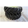 Image 2 : (2) Farm toy tractor tires with custom rims