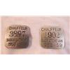 Image 2 : (2) Chauffeur Pins Sask 1953 and 1958
