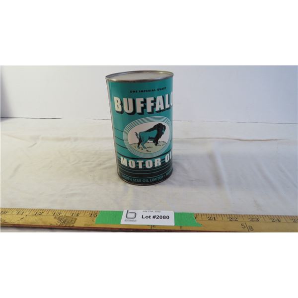North Star Buffalo Motor Oil Tin