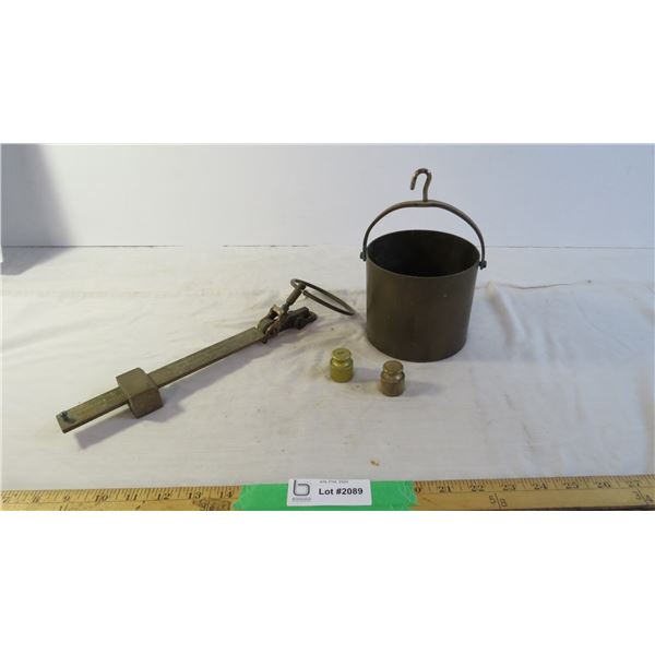 Numbers matching Brass Grain Scale w/ Weights