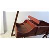Image 2 : Wooden cart with metal wheels and handle