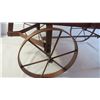 Image 4 : Wooden cart with metal wheels and handle