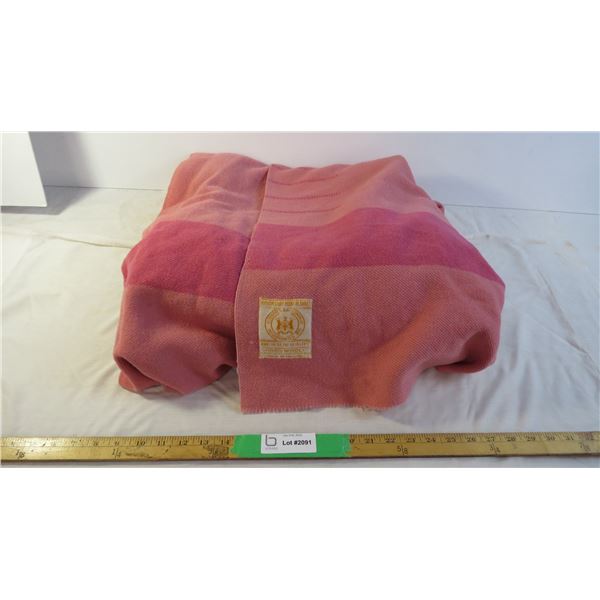 Hudson Bay Point Blanket 100% wool - 70" x 90"
