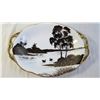 Image 2 : Hand Painted Nippon platter dish with gold trim