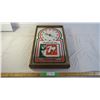 Image 1 : 7-UP wall clock mirror