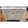 Image 3 : Antique 2-piece Kitchen Cabinet - 39x17 74Tall