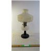 Image 1 : Aladdin Diamond Quilt Lamp with Authentic shade