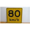 Image 1 : Metal Sign 80kmh