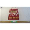 Image 1 : Full service gas pump metal sign
