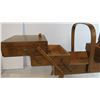 Image 3 : Vintage Wooden Sewing Box