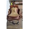 Image 2 : *Vintage Horse Saddle - made by Western Rawhide (St.Boniface Winnipeg MB) (with wood stir ups)