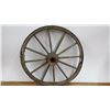 Image 1 : *Antique Wagon Wheel (large) - 40" Diameter (steel and wood)