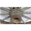 Image 2 : *Antique Wagon Wheel (large) - 40" Diameter (steel and wood)