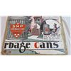 Image 3 : Antique SMP Garbage Can Sign Cardboard